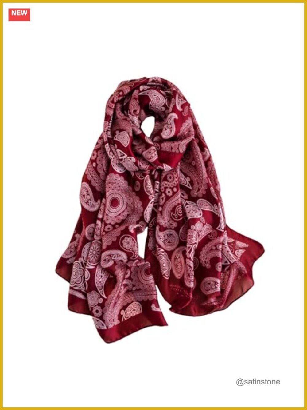 100% Mulberry Silk Long Lightweight Scarf Shawl Wrap
